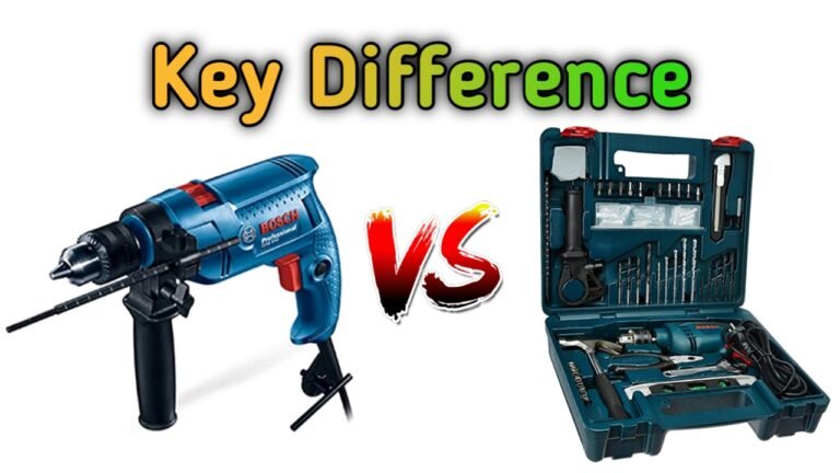 Key difference between bosch gsb 550 and 600 re