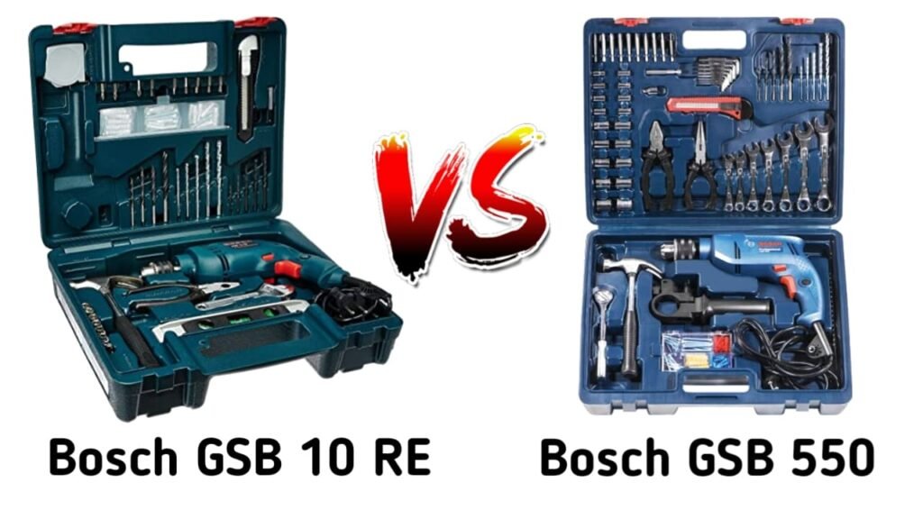 Bosch gsb 10 re vs gsb 550