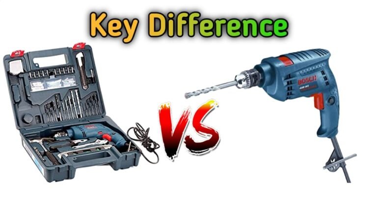 difference between bosch gsb 500 re and bosch gsb 501