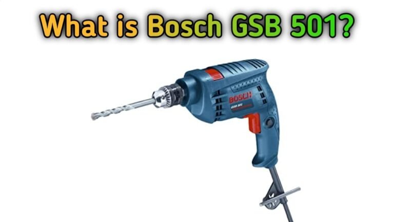 What is bosch gsb 501