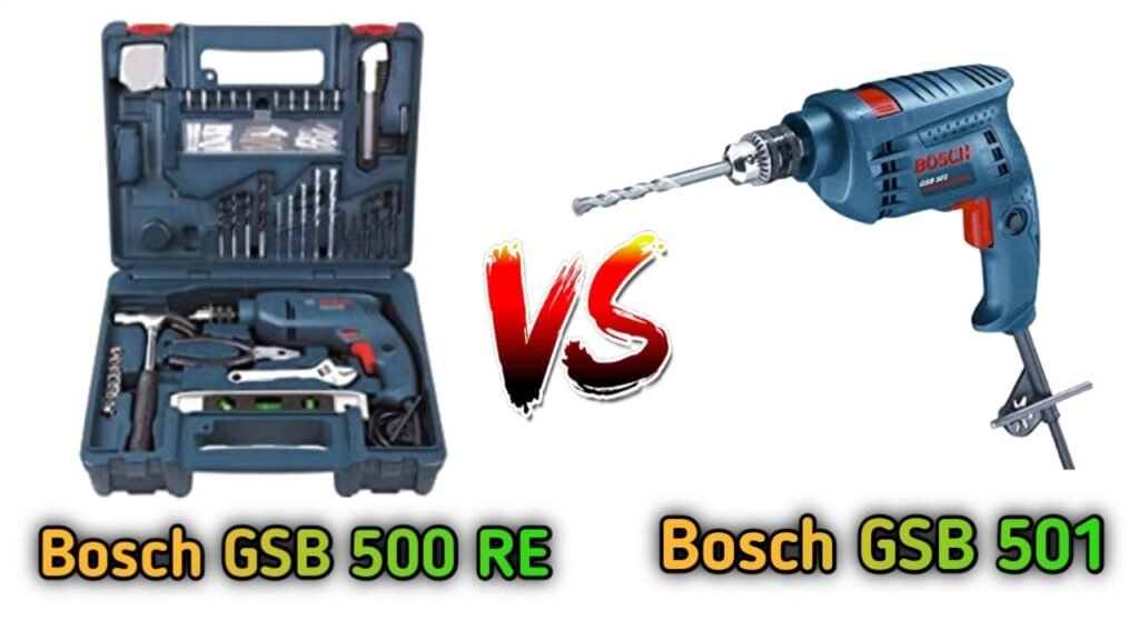 bosch gsb 500 re vs gsb 501