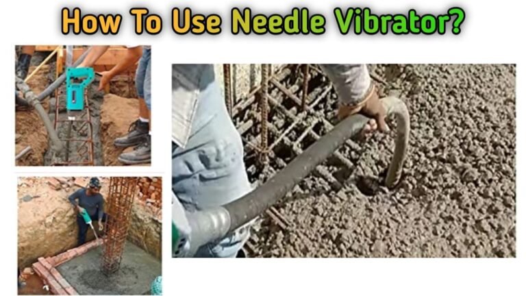 use of needle vibrator